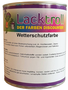 Lacktroll Wetterschutzfarbe