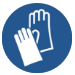 Handschuhe tragen