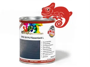 2K Fliesenfarbe Reinrot RAL 3028
