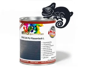 2K Fliesenfarbe Schwarzblau RAL 5004