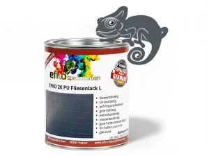 2K Fliesenfarbe Eisengrau RAL 7011