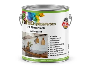 2K Fliesenfarbe Graphitschwarz RAL 9011