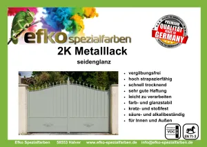 2K Metallschutzlack Grünbraun RAL 8000--- Neu Tanja