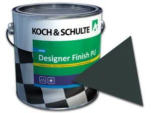 Designer Finish PU Schwarzgrün RAL 6012