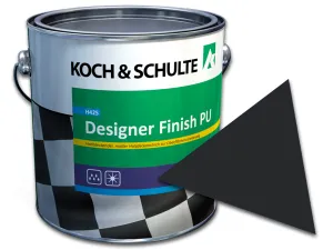 Designer Finish PU Graphitschwarz RAL 9011