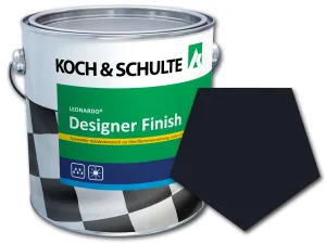 Designer Finish Schwarzblau RAL 5004