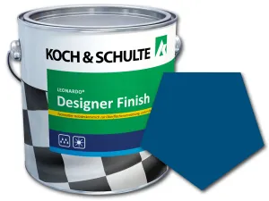 Designer Finish Enzianblau RAL 5010