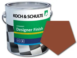 Designer Finish Kupferbraun RAL 8004