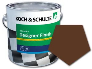 Designer Finish Nussbraun RAL 8011