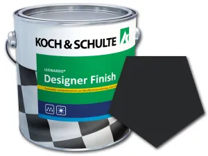 Designer Finish Graphitschwarz RAL 9011