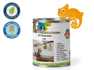 2K Fliesenfarbe Sonnengelb RAL 1037
