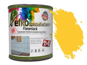 Fliesenlack 2in1 Zinkgelb RAL 1018