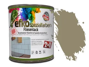 Fliesenlack 2in1 Gelbgrau RAL 7034