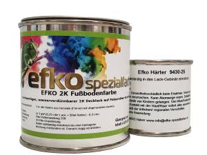 2K Fußbodenfarbe Schwarzgrau RAL 7021 matt