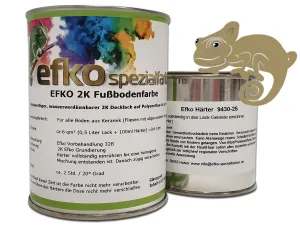 2K Fußbodenfarbe Olivgelb RAL 1020 matt