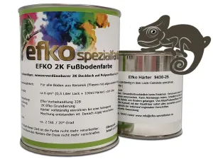 2K Fußbodenfarbe Gelboliv RAL 6014 matt