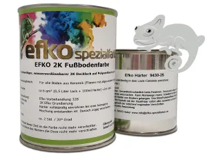 2K Fußbodenfarbe Lichtgrau RAL 7035 matt