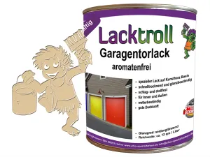 Garagentorlack Elfenbein RAL 1014