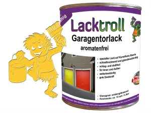 Garagentorlack Zinkgelb RAL 1018