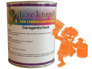 Garagentorlack Pastellorange RAL 2003