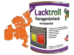 Garagentorlack Hellrotorange RAL 2008