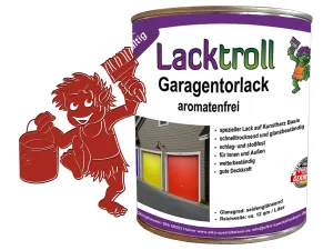 Garagentorlack Feuerrot RAL 3000