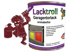 Garagentorlack Purpurrot RAL 3004