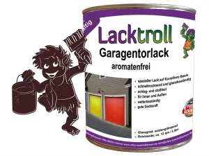 Garagentorlack Schwarzrot RAL 3007