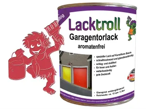 Garagentorlack Erdbeerrot RAL 3018