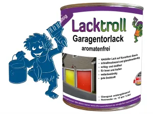 Garagentorlack Signalblau RAL 5005