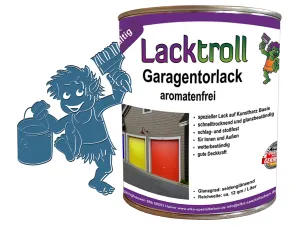 Garagentorlack Brillantblau RAL 5007