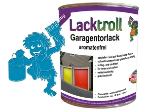 Garagentorlack Lichtblau RAL 5012