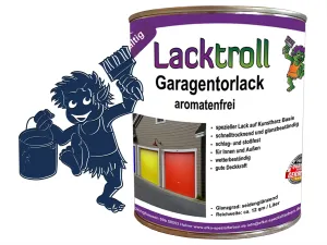 Garagentorlack Kobaltblau RAL 5013