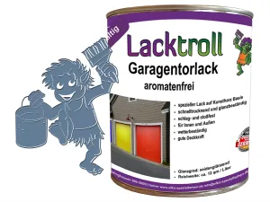 Garagentorlack Taubenblau RAL 5014