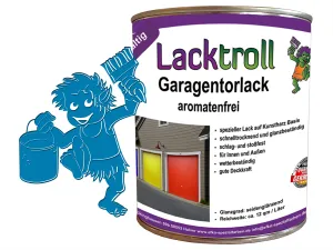 Garagentorlack Himmelblau RAL 5015