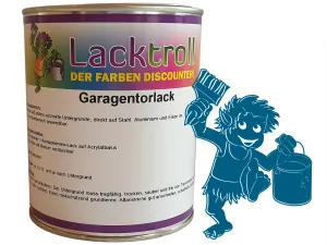 Garagentorlack Capriblau RAL 5019