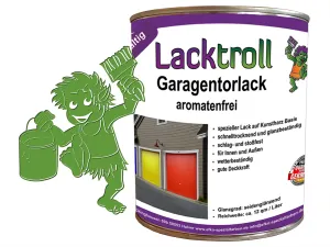 Garagentorlack Gelbgrün RAL 6018