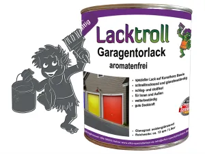 Garagentorlack Basaltgrau RAL 7012