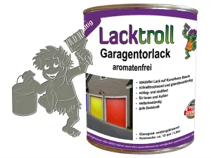 Garagentorlack Zementgrau RAL 7033