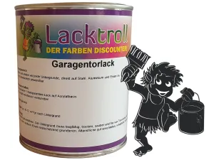 Garagentorlack Graphitschwarz RAL 9011