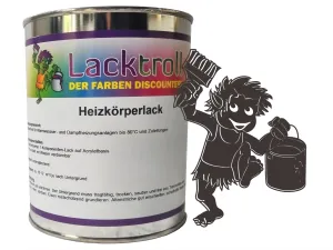 Heizkörperlack Graubraun RAL 8019