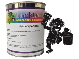 Heizkörperlack Schwarzbraun RAL 8022