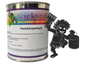 Heizkörperlack Verkehrsschwarz RAL 9017