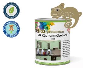 2K Küchenmöbellack Olivgelb RAL 1020 Set