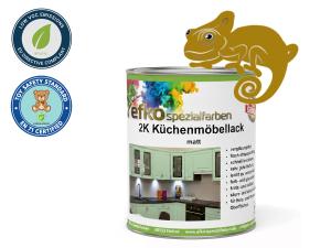 2K Küchenmöbellack Currygelb RAL 1027 Set
