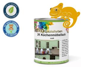 2K Küchenmöbellack Ginstergelb RAL 1032 Set