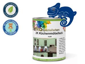2K Küchenmöbellack Ultramarinblau RAL 5002 Set