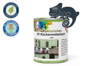 2K Küchenmöbellack Graublau RAL 5008 Set