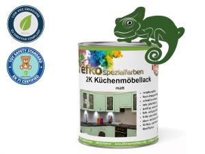 2K Küchenmöbellack Laubgrün RAL 6002 Set