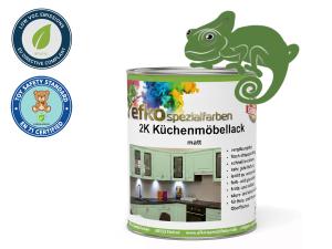2K Küchenmöbellack Maigrün RAL 6017 Set